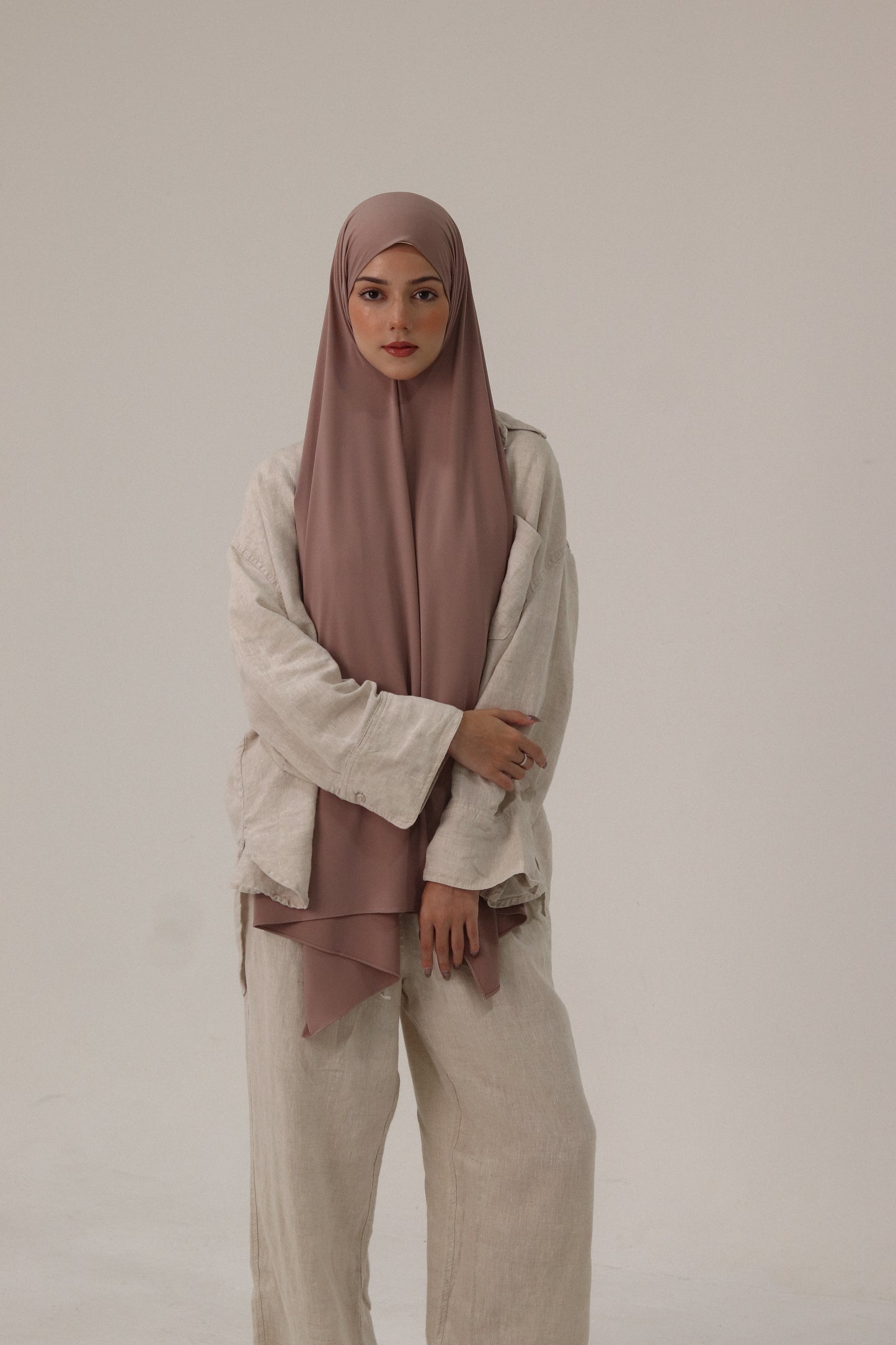 Premium Jersey Shawl in Mauve