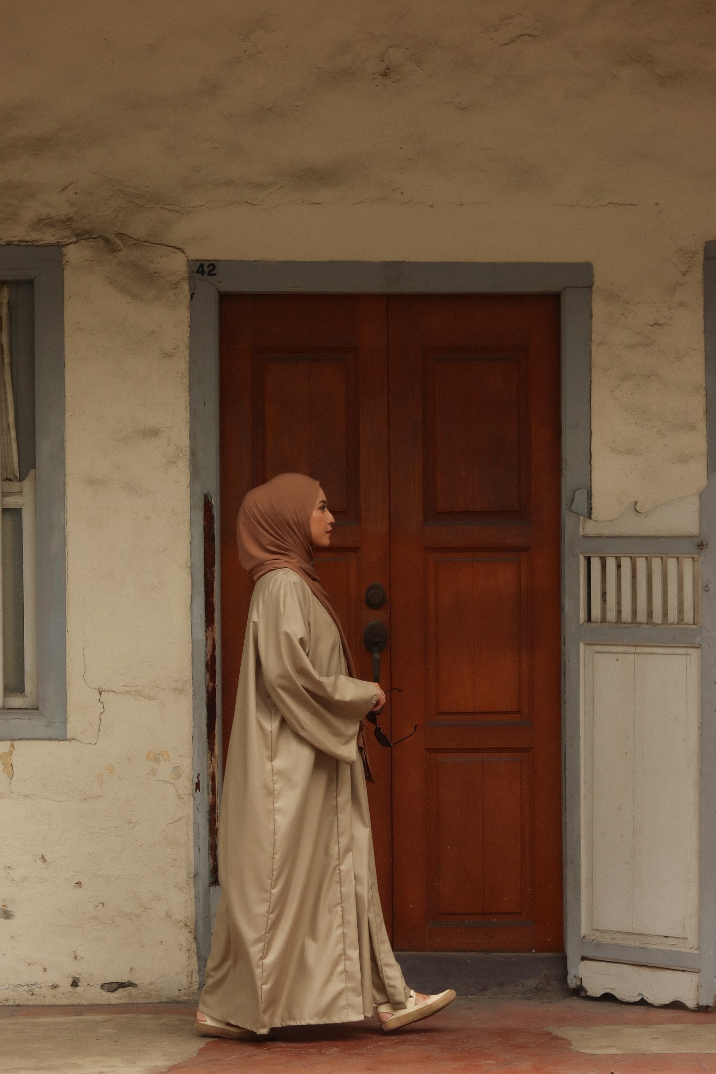 Premium Jersey Shawl in Teddy