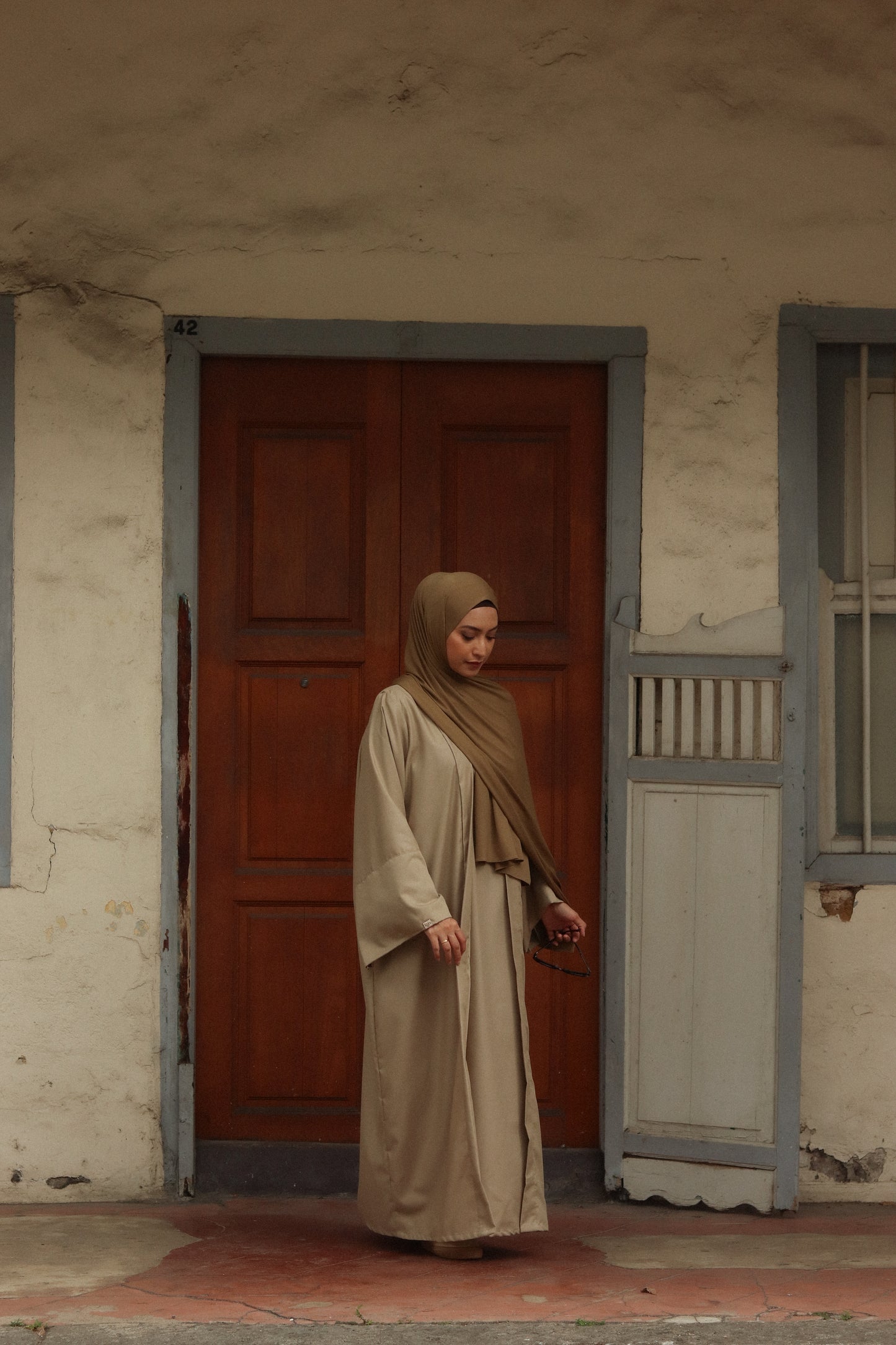 Premium Jersey Shawl in Suede