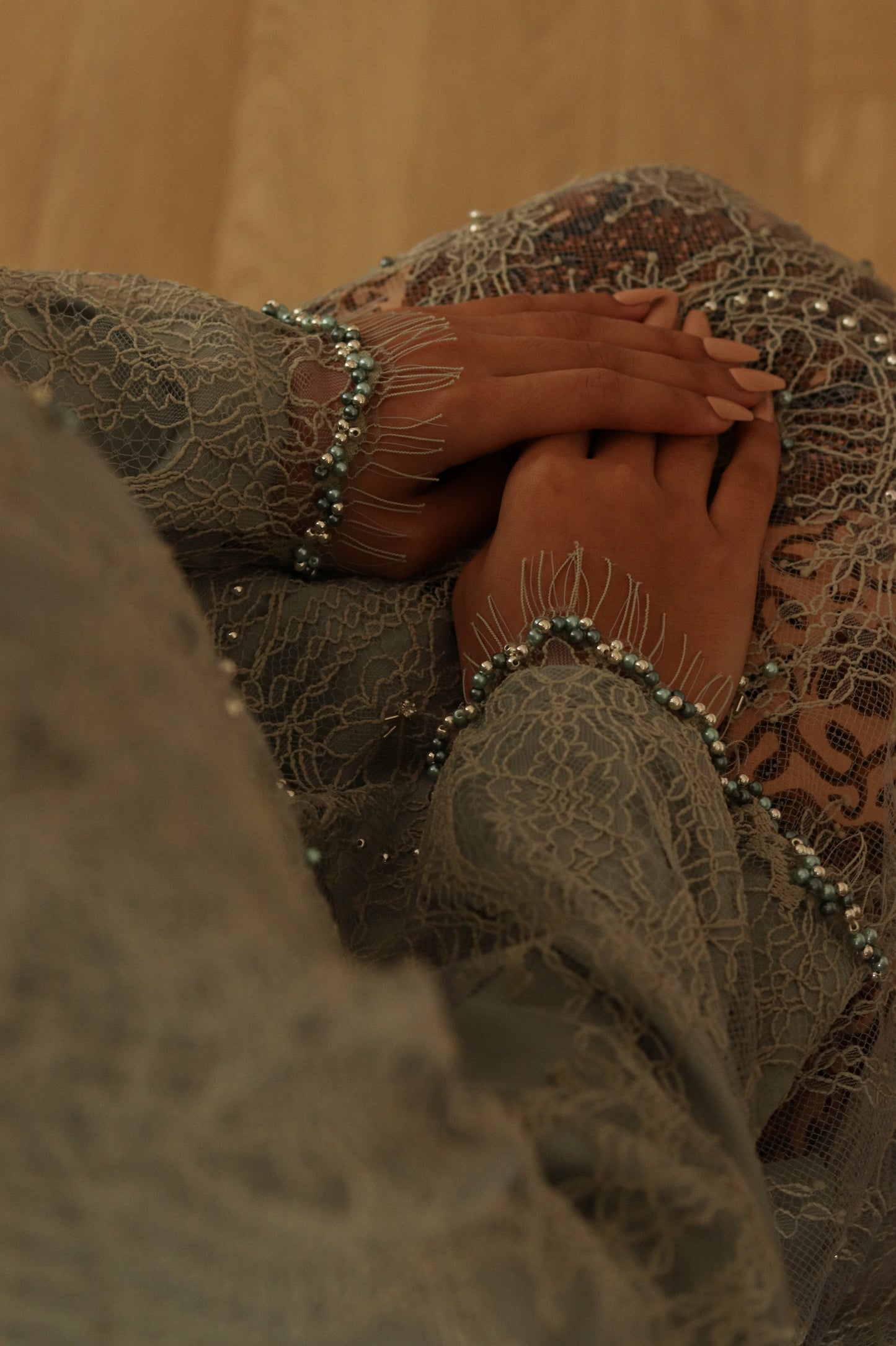 The Modest Kebaya in Dark Sage
