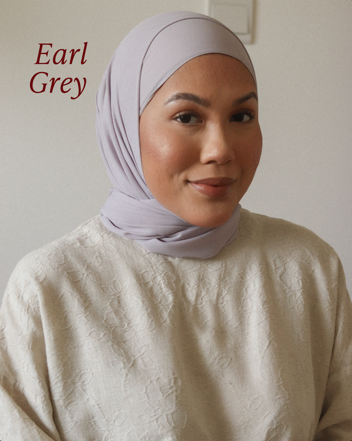Butter Chiffon Shawl in Earl Grey