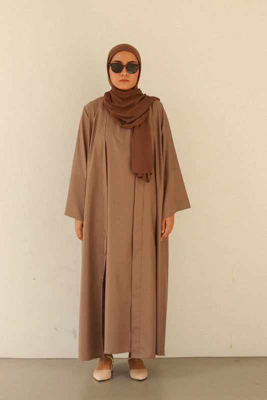 Abaya Set in Camel
