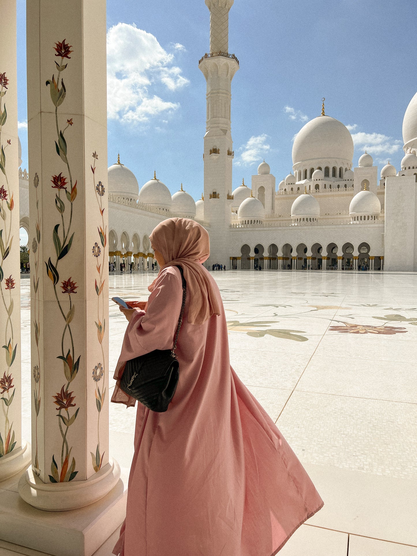 Abaya Set in Blush