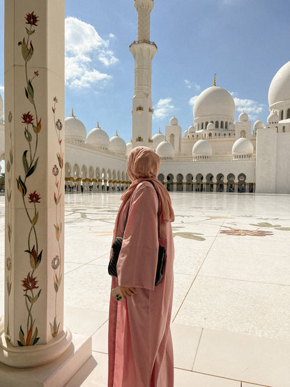 Abaya Set in Blush