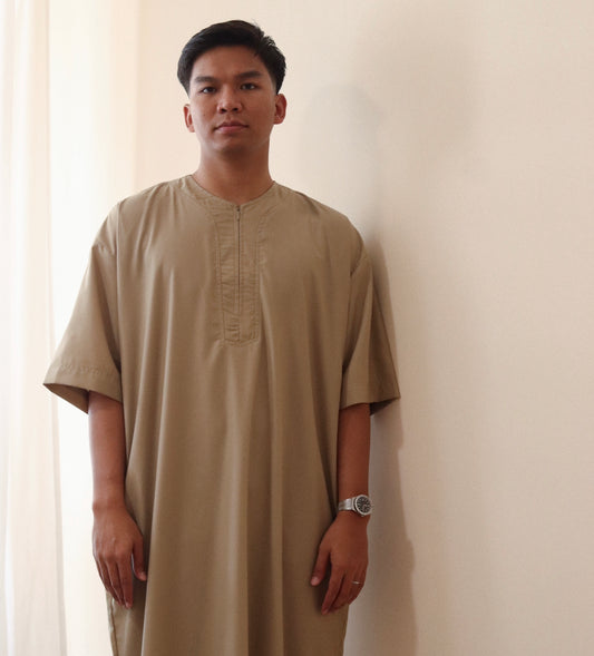 Thobe in Khaki