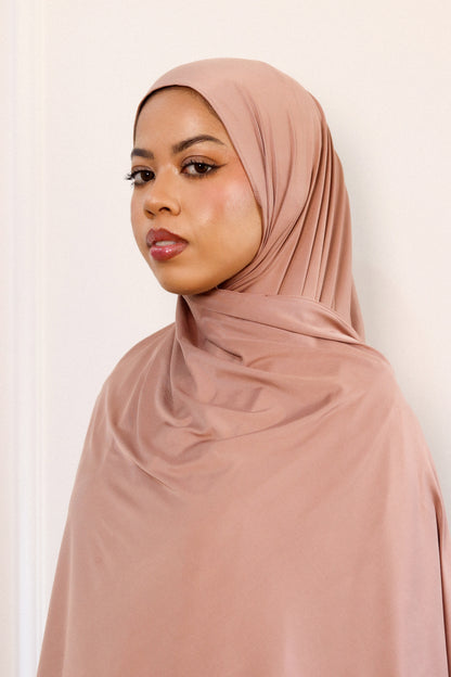 Liquid Jersey Shawl in Cinnamon