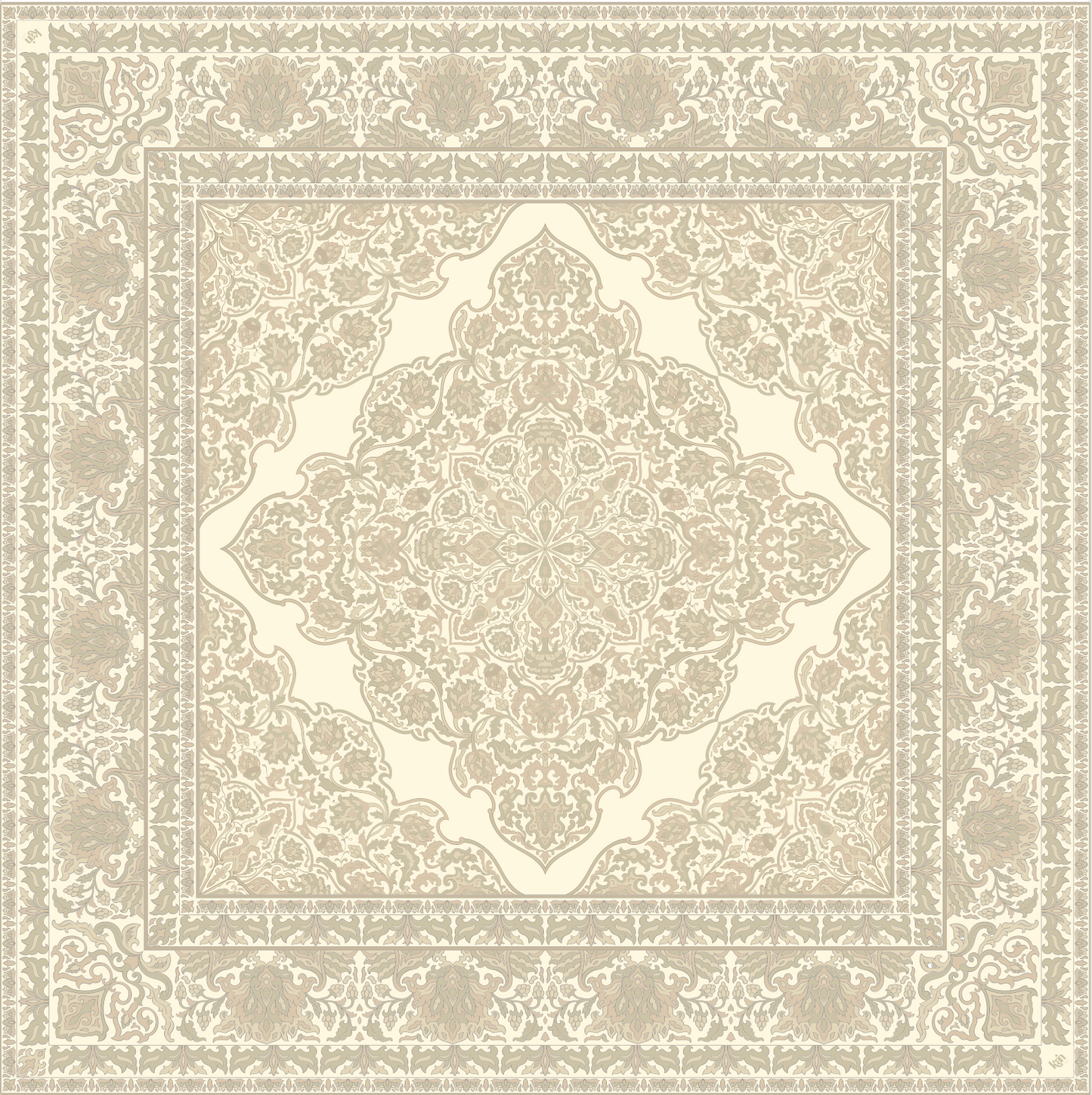 Creamy Cashew / Prints of Persia