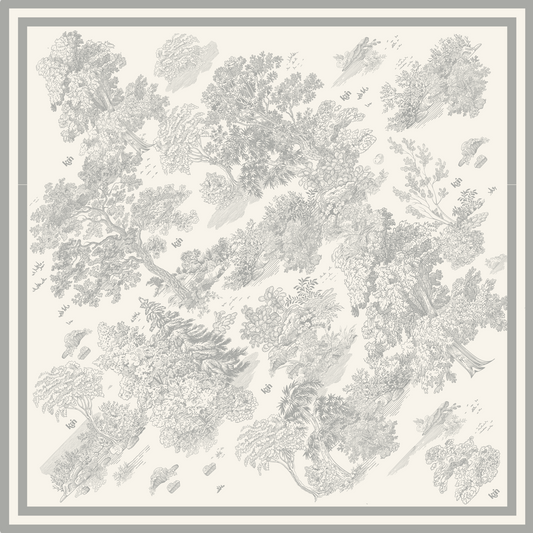 Toile De Jouy in Grey