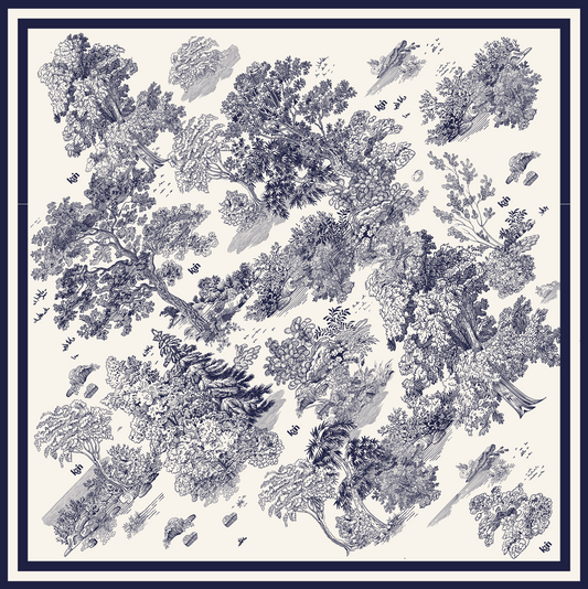 Toile De Jouy in Blue