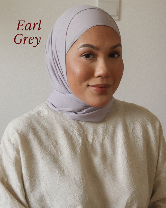 Butter Chiffon Shawl in Earl Grey