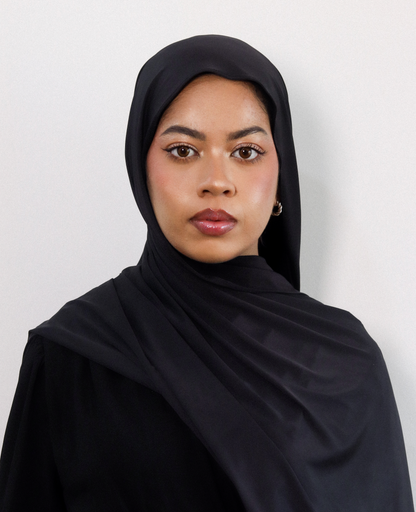 Liquid Jersey Shawl in Charcoal